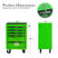 Coffre à outils roulant en métal avec 5 tiroirs, armoire à outils à 5 tiroirs de 20 po avec glissières à roulement à billes, coffre à outils en acier-1385591780