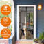 Luxdecor Magnetic Polyester Fiber Screen Door - Fits Door Size 38" x 82" - Screen Size 39" x 83"-102478595