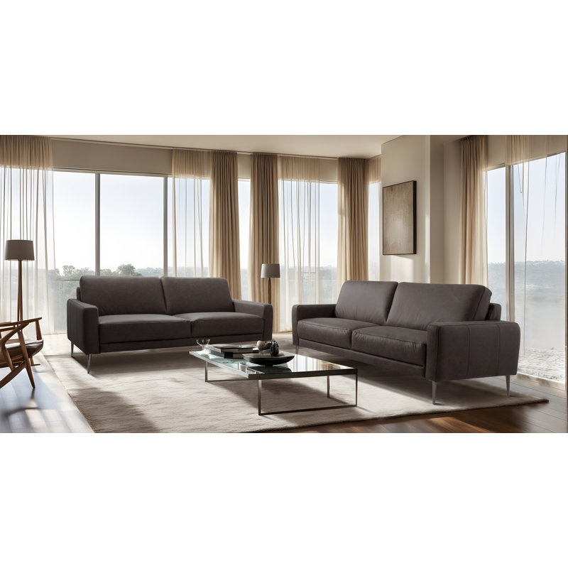 Aadhavan Sofa, Dark Brown, 3, 85cm H x 207cm W x 92cm D