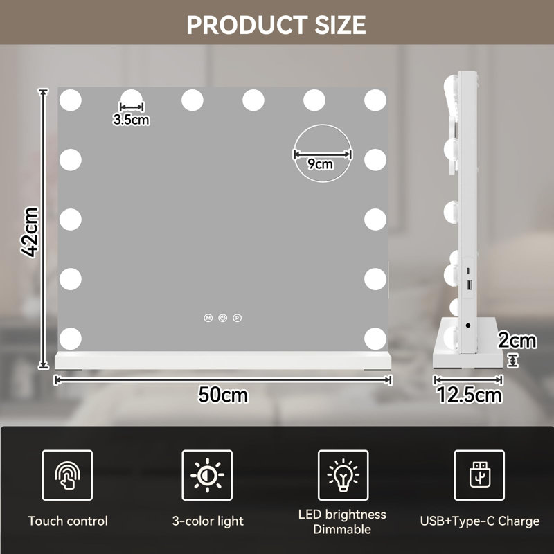 Metal Rectangle Mirror