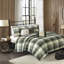 Ridge 6 Piece Printed Herringbone Quilt Set with Throw Pillows-23509390-23509392