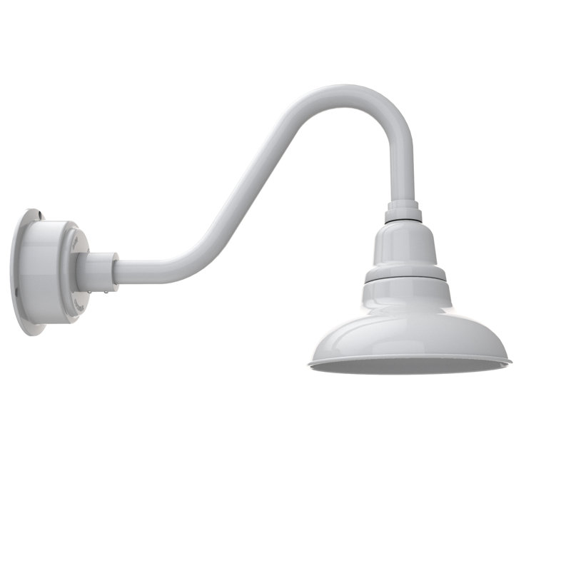 Idella LED Wall Light, Black, 16" H x 8" W x 24" D