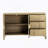 Sideboard With 3 Drawers, Storage Buffet Cabinet With Hooks For Living Room, Entryway, Hallway.-859031812