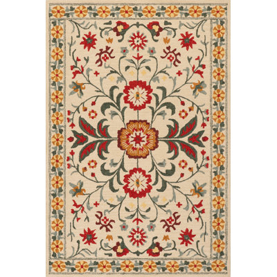 Shangrila Folk Floral Wool Rug