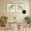 Ensemble de 2 giclées encadrées d'agrumes et de baies, design par Livi Finn-753051964-753051961