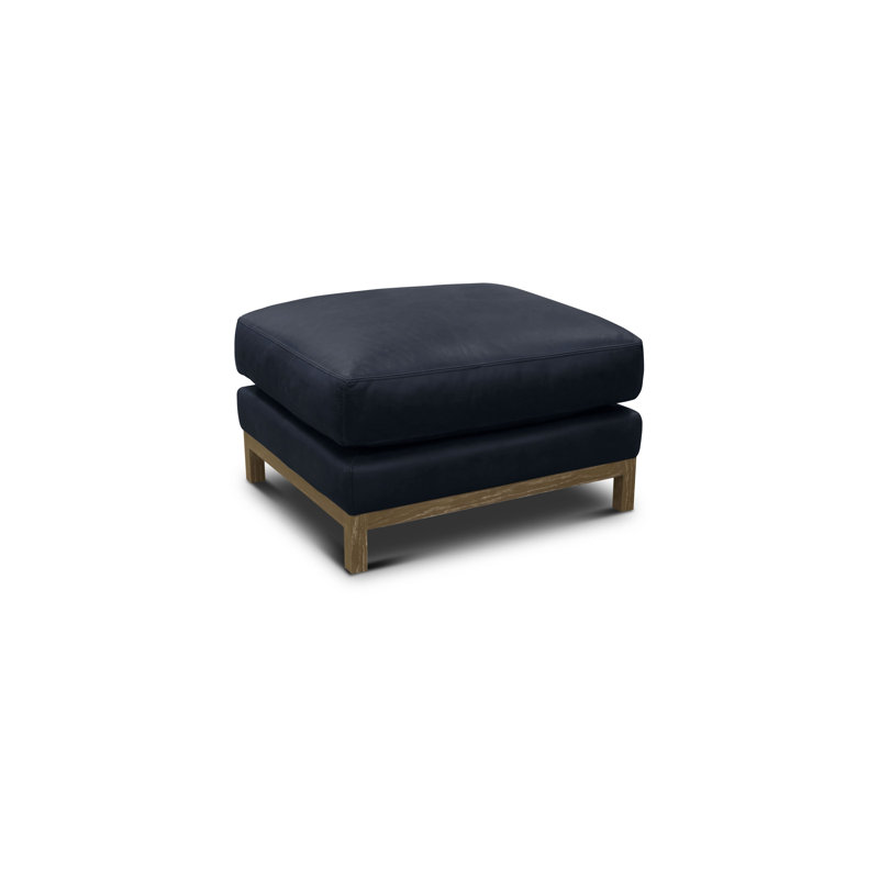 Matteoli Leather Ottoman