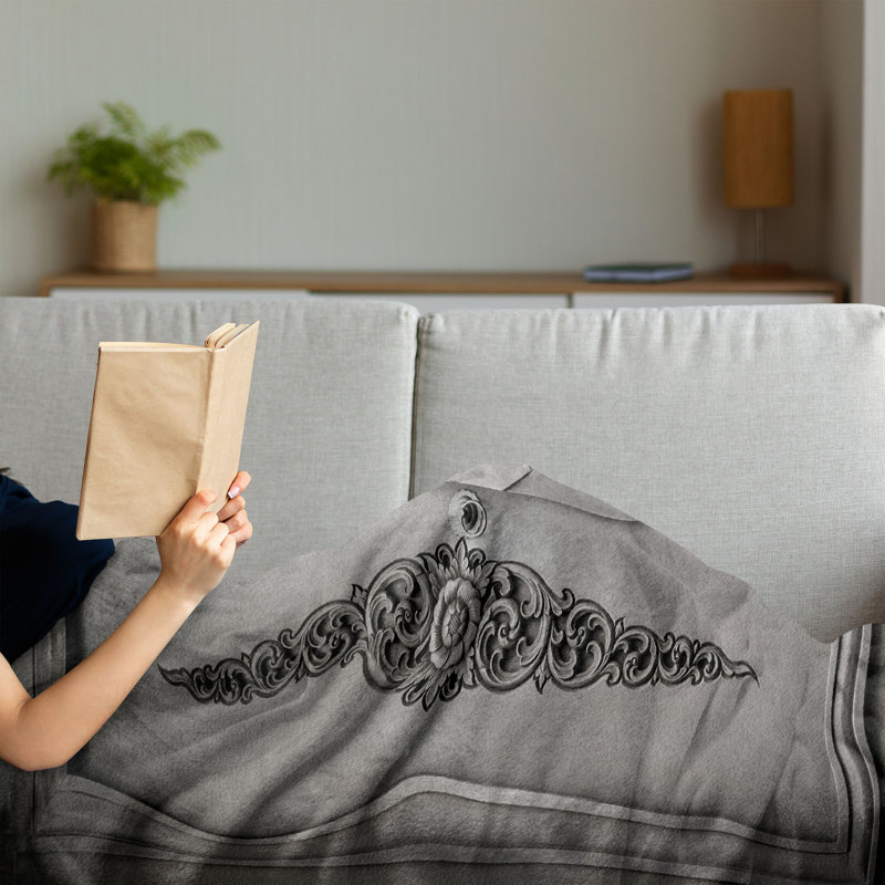 Hand Woven Throw Blanket, 70" x 90"