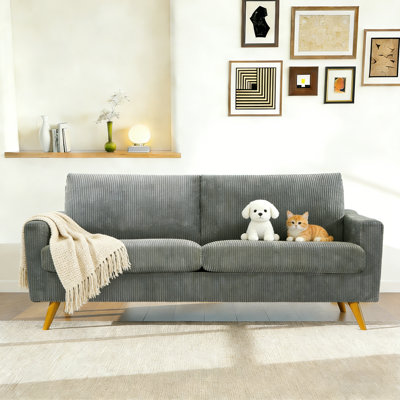 Canapé 68 po Mid-Century Modern