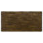 Carbon Knotty Nutmeg Rectangular Dining Table