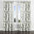Country Farmhouse Room Darkening Curtains - Floral Olive Quiet Grommet Curtain - 1 Panel-1034106901-1034106903