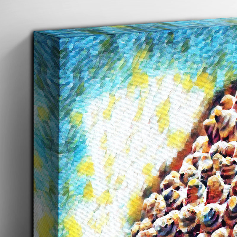 Oriental Buddha (4) Art - Wrapped Canvas, 76cm H x 50cm W