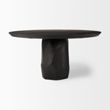 Ab Round Solid Wood Dining Table