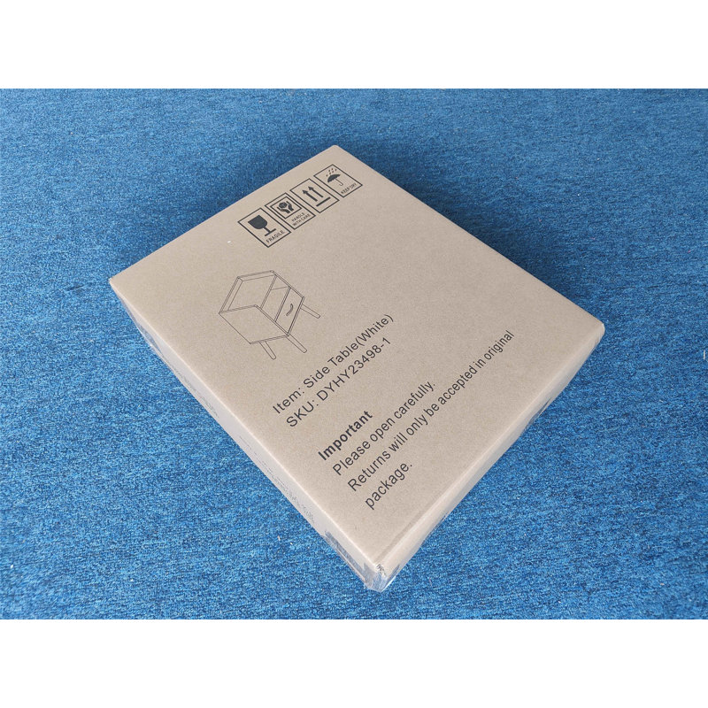 Table de chevet polyvalente et pliable avec rangement à deux niveaux pour tous les âges