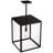 1 - Light Black Square/Rectangle Pendant