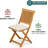 Serene 2-Person Round Patio Dining Set with Cushions: Heavy Duty and Easy Assembly