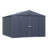 Elite Steel Storage Shed, 10X12, Anthracite-78950343