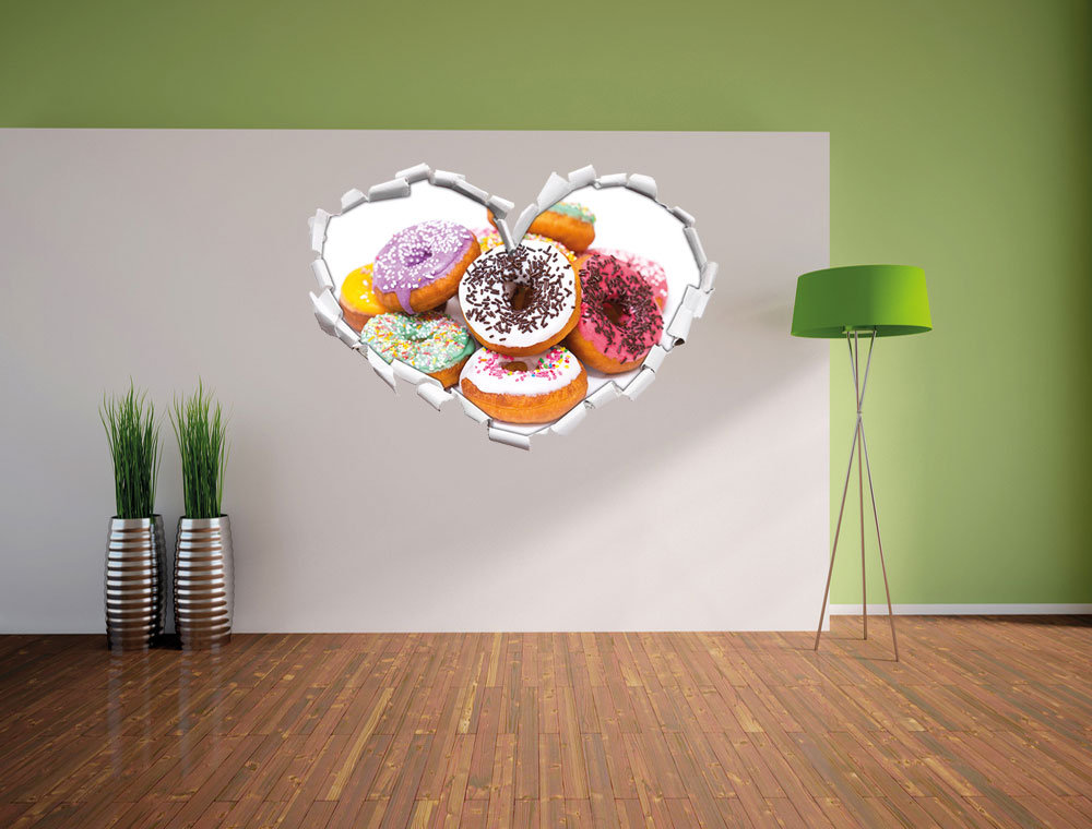 Wandtattoo Donut Kuchen Liebesperlen