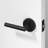 Stark Privacy Door Lever Modern Concealed Design For (Bed & Bath) – Sleek Minimalist Style in Matte Black-114645504