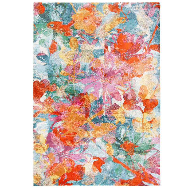 Magalia 300 Performance Floral Rug, Rectangle 8' x 10'