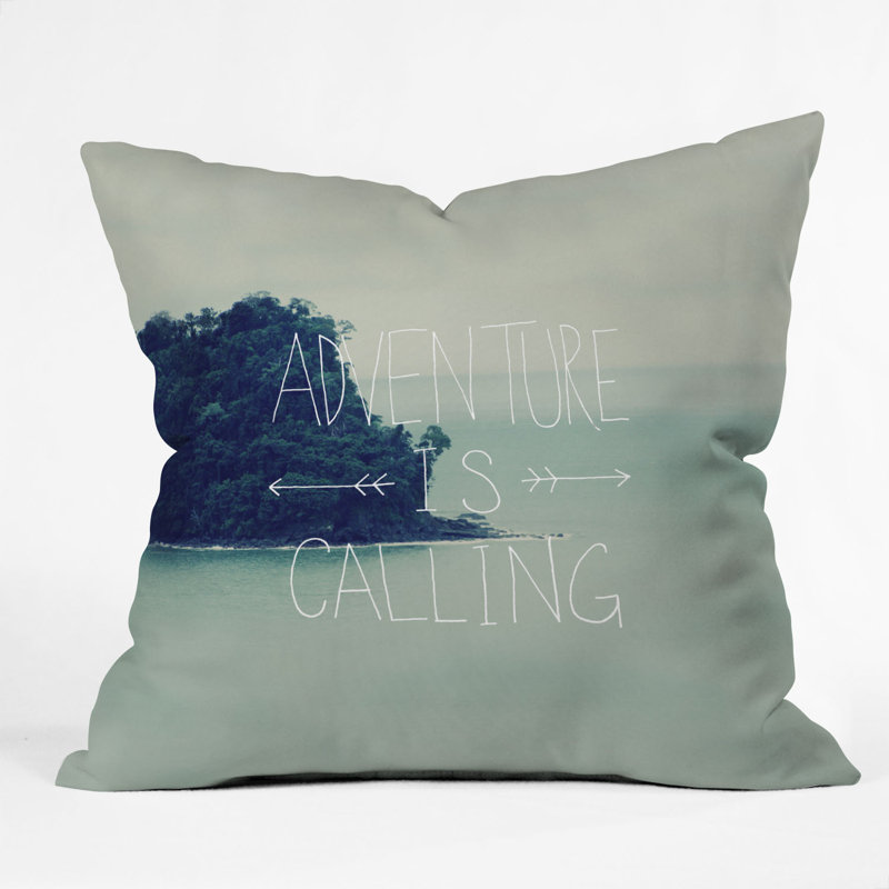 Coussin de jeté adventure island, 20 po x 20 po