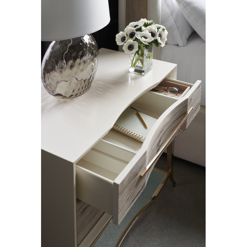 Solid Wood 2 -Drawer Accent Chest