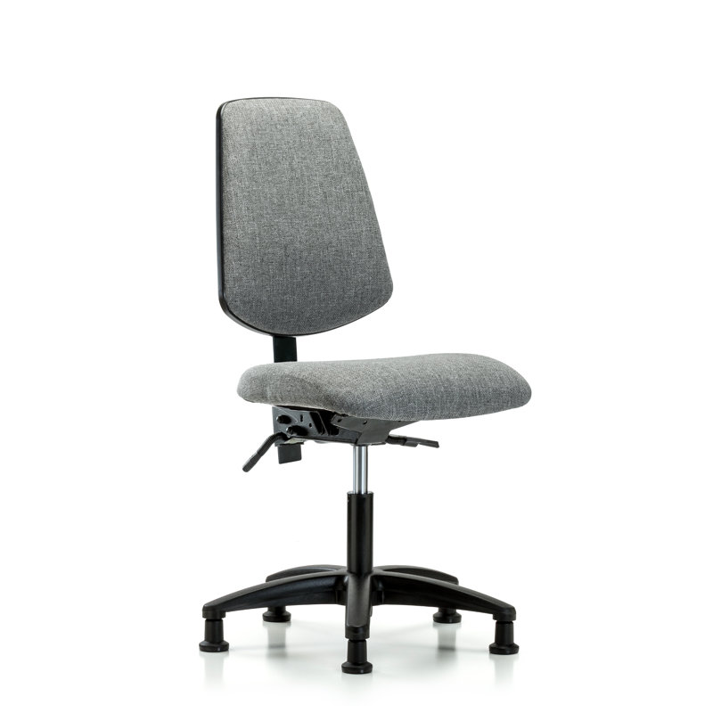 Task Chair, Gray, Glides