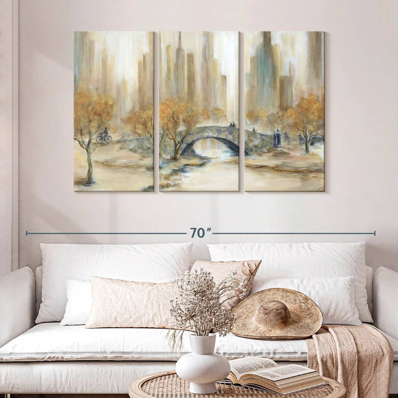 Sireci Empty Central Park, 32" H x 50" W