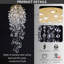 Lustre élégant en forme de goutte de cristal à intensité variable-2099084421
