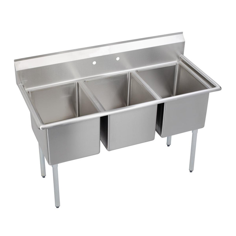 Évier de service autoportant L 57 po x l 25,81 po Dependabilt