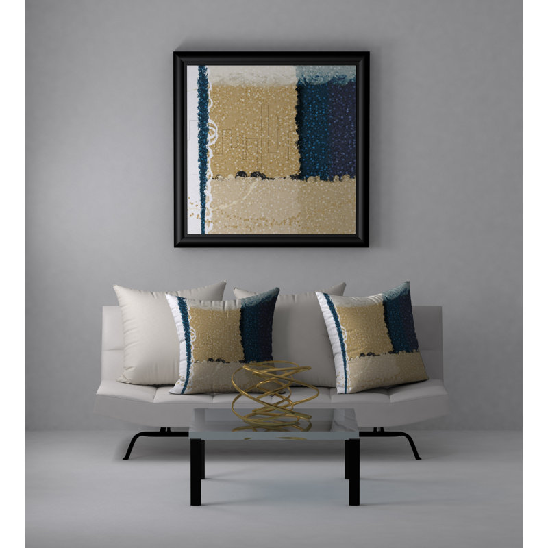 Housse de coussin carrée riche supersonique, 18 po x 18 po