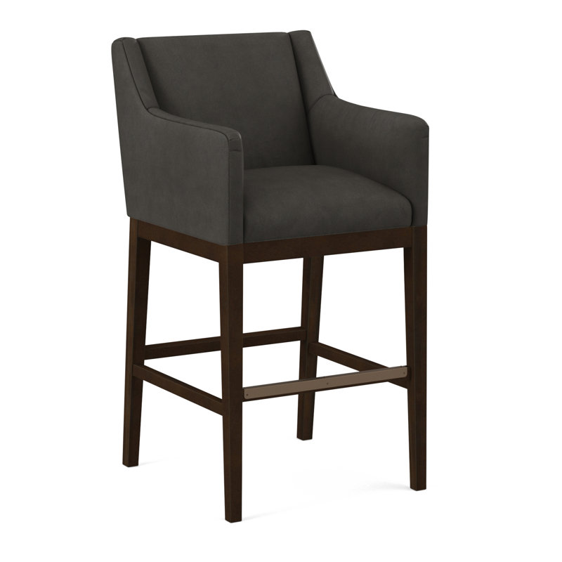 Upholstered Stool, Evolution Smokey, Nutmeg