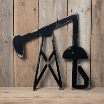 Pump Jack Ornament (Down)-Natural-26686-4-4-12