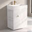Meuble-lavabo simple autoportant de 20 po avec lavabo et rangement en céramique-1360905013