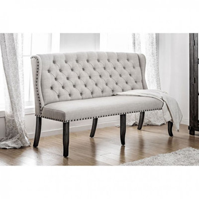 Kirorimal Polyester Blend Upholstered Bench