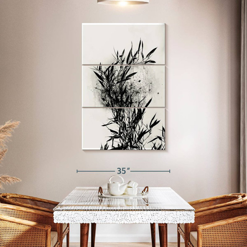 Orchidée noire Harnek, H 50 po x l 32 po