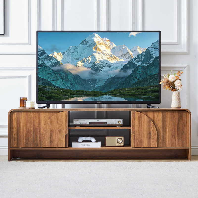 62.2" TV Stand with Sliding Door