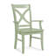 Hues Solid Wood Arm Chair-1206243305