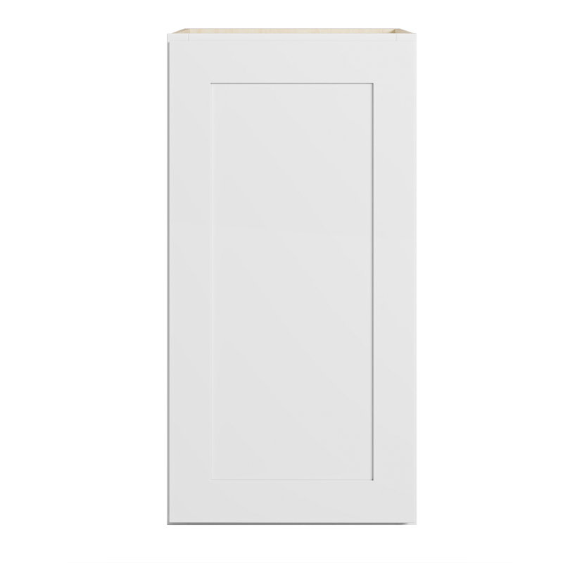 Armoire murale Modern Shaker, cadre en bouleau massif, boîte en contreplaqué de placage de bouleau, finition à base d'eau matte douce, tablette réglable, plusieurs largeurs (12 po à 39 po)