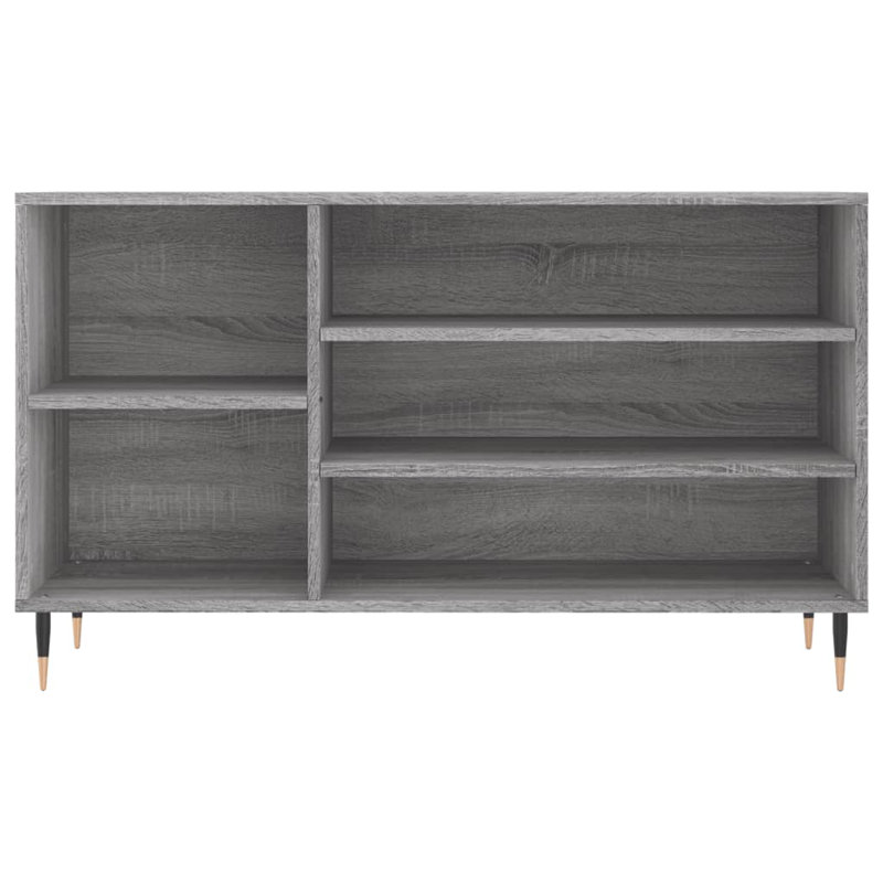 8 Pair Shoe Storage Cabinet, Gray Sonoma