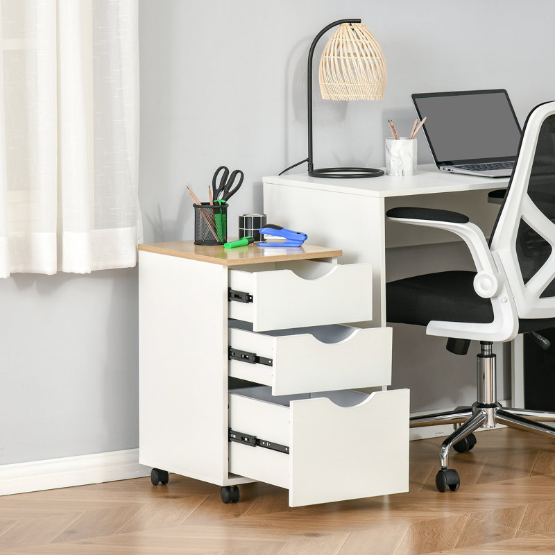 Bretagne 13.5'' Wide 3 - Drawer Filing Storage Cabinet