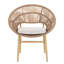 Ensemble de 2 chaises d'extérieur en osier-452419364