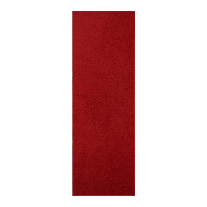 Furnish My Place Modern Plush Pet and Kids Friendly Solid Color Red Area Rugs, Stain & Fade Resistance, Perfect for Living Room, Dining Room, Bedroom, Playroom and Kidsroom, Event, Wedding Rug