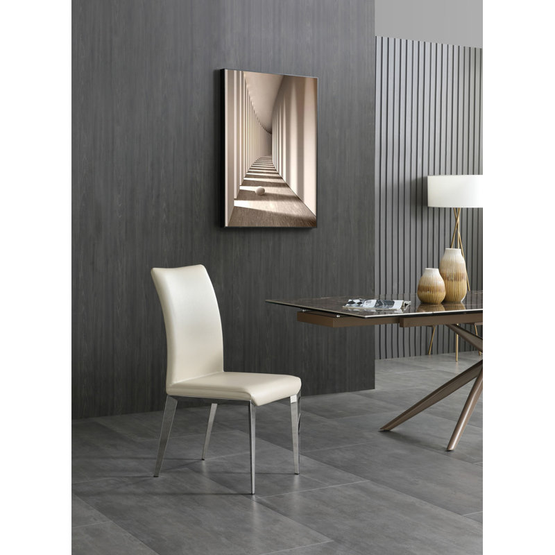Chaise d'appoint Devan, Gris clair