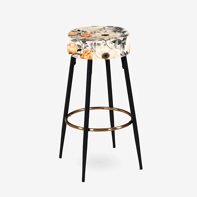 Ensemble de 2 tabourets de bar Winter White