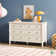 Vivienne Easy Assembly Solid Wood Spindle 6-Drawer Dresser