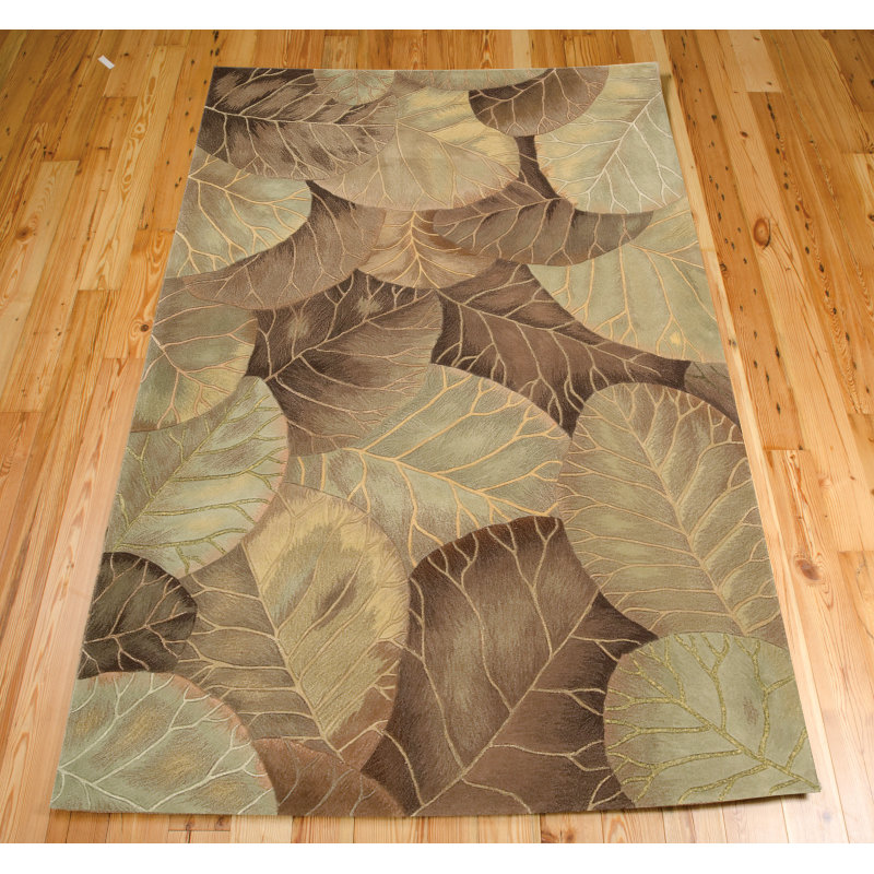 Vienna Wool Floral Indoor Rug, Rectangle 7'6" x 9'6"