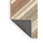 Tapis moelleux moelleux à rayures rayées brun et beige Eiler Cottage-526622347