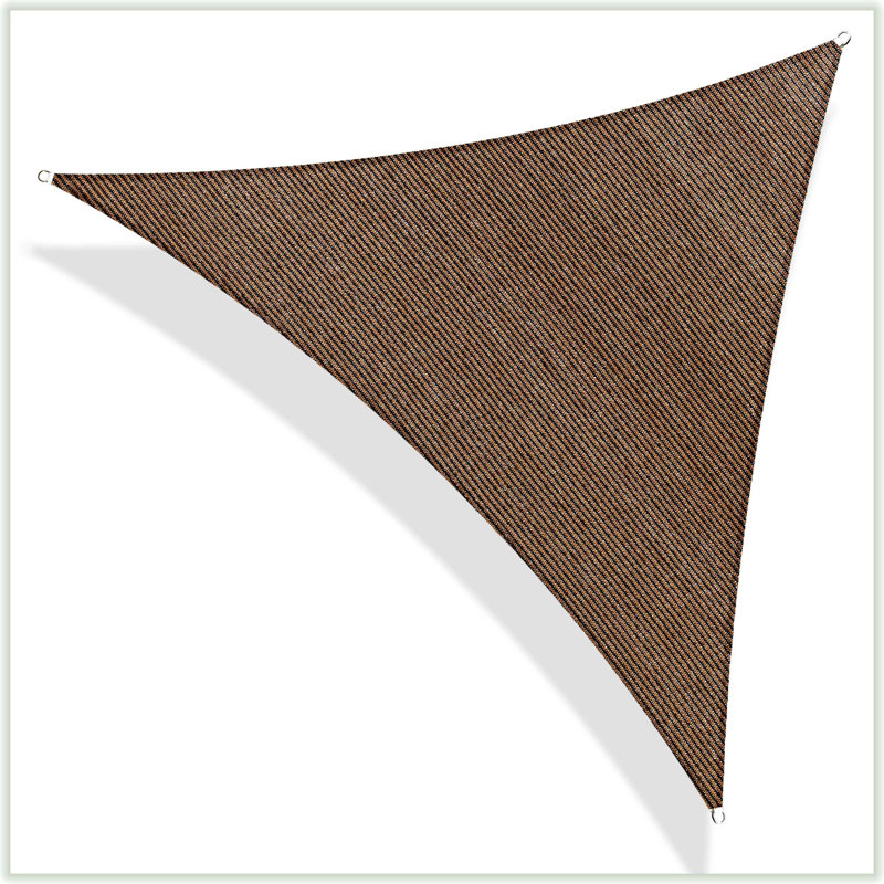 Toile d'ombrage triangulaire 22 ', Bleu, 7 pi x 7 pi x 7 pi