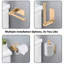 Porte-papier hygiénique mural autocollant-112742386