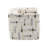 Darya Beige Pattern Fabric Chair with Swivel - Modern & Chic
